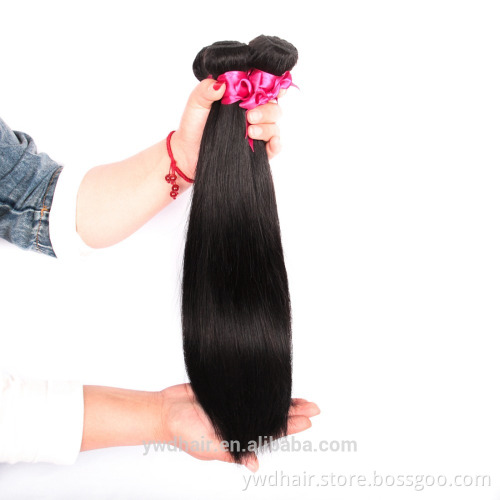 Paypal Accept 7A Brazilian Virgin Hair Bundles 100% Human Hair Extension Natural Color Brazlian Hair Weave Bundles Free Shipping